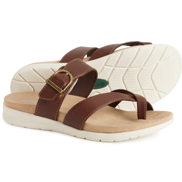 NEW Eastland Sienna Slide Sandals For Women in Dark Walnut 7252s3 - Picture 3 of 5